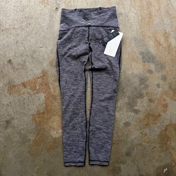 lululemon athletica Pants - Lululemon Women's Hugged High-Rise Leggings - Black/Gray